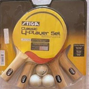 Stiga Classic  4 Player Ping Pong Set